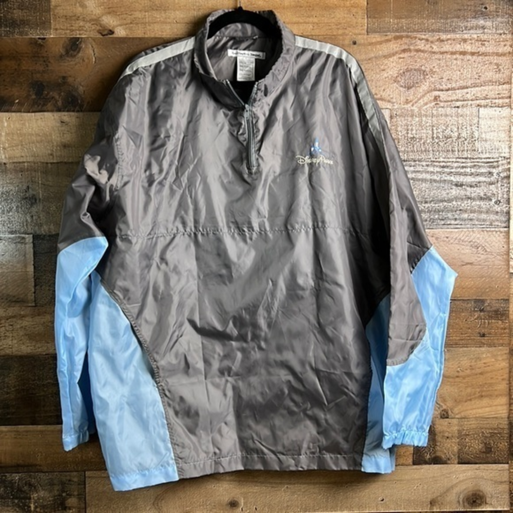 Disney Parks Embroidered Windbreaker Adult XL/XXL Pull Over Walt‎ Disney World